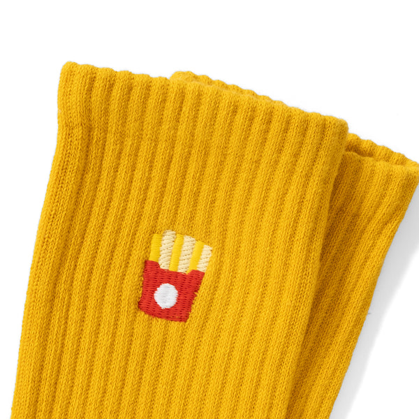 (ZA105) Fries Graphic Emroidery Socks