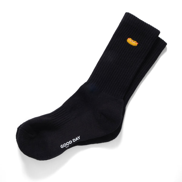 (ZA107) Hotdog Graphic Emroidery Socks