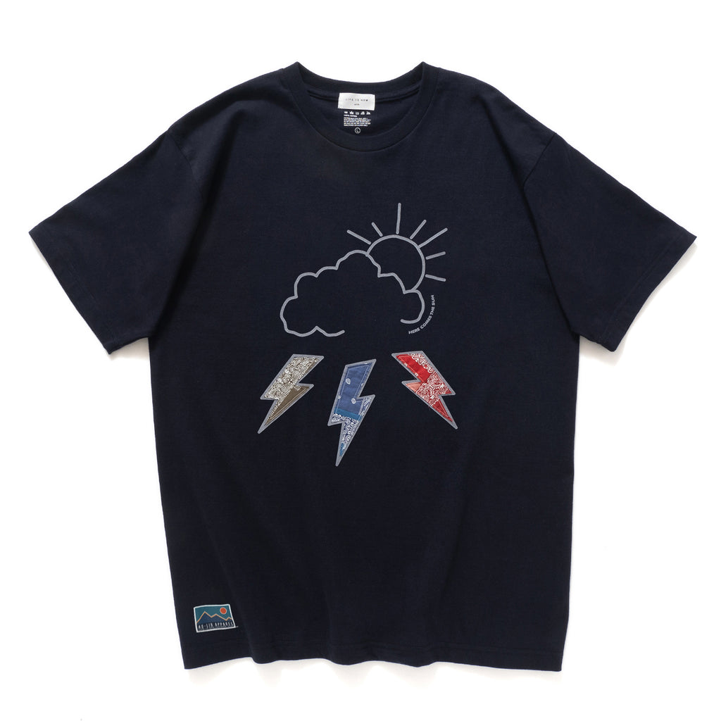 (ZT1186) Weather Patchwork Graphic Tee