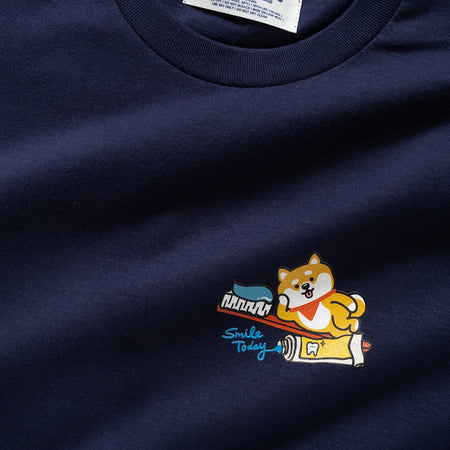 (ZT1300) PJai in Blue Graphic Tee