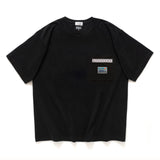 (ZT1129) Native American Tent Graphic Pocket Tee