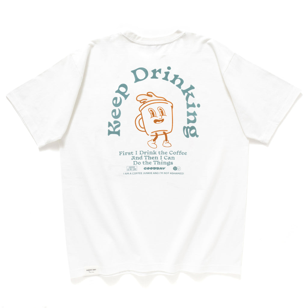 (ZT1134) Coffee Junkie Graphic Tee