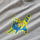 (ZT1161) CAT! SHOCK! Graphic Tee