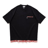 (ZT1202) Tie Dye Paisley Fake Layer Tee