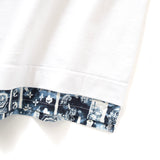 (ZT1202) Tie Dye Paisley Fake Layer Tee