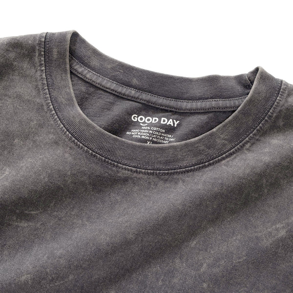 (ZT1648) Work Hard Graphic Washed Tee