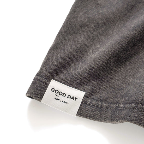 (ZT1648) Work Hard Graphic Washed Tee