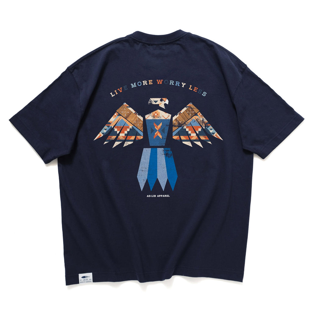 (ZT1231) American Indian Thunderbird Pocket Tee