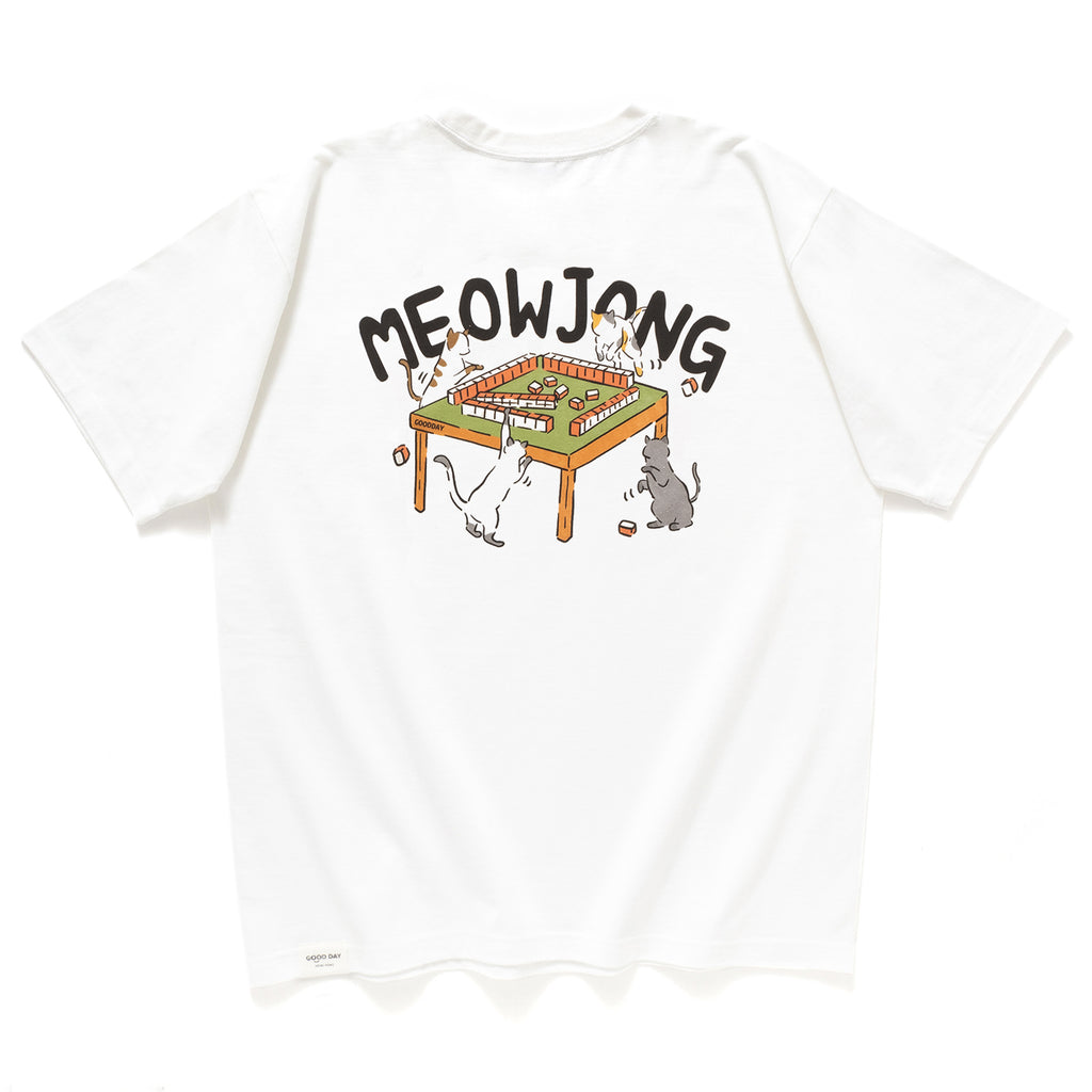 (ZT1410) Meowjong Graphic Tee