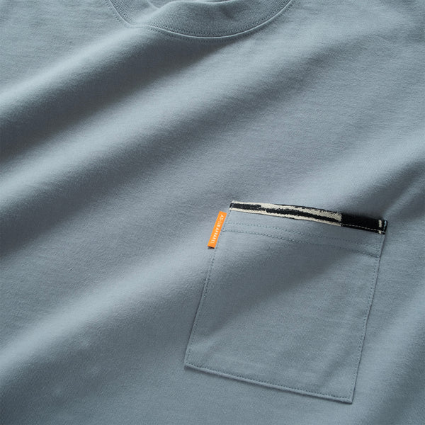 (ZT1507) Graphic Embroidery Pocket Tee