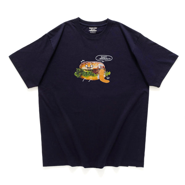 (ZT1650) Bitten Burger Graphic Tee