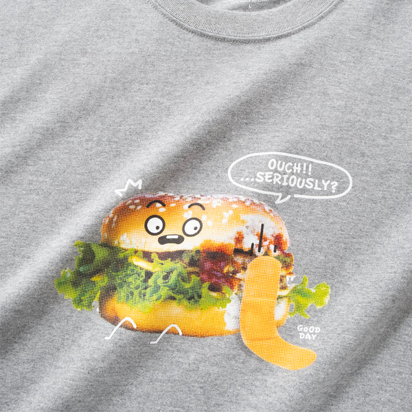(ZT1650) Bitten Burger Graphic Tee