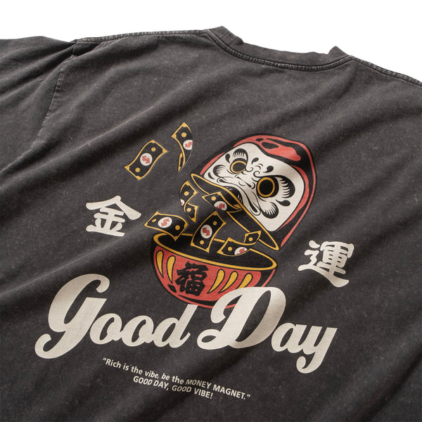 (ZT1673) Rich Daruma Graphic Tee