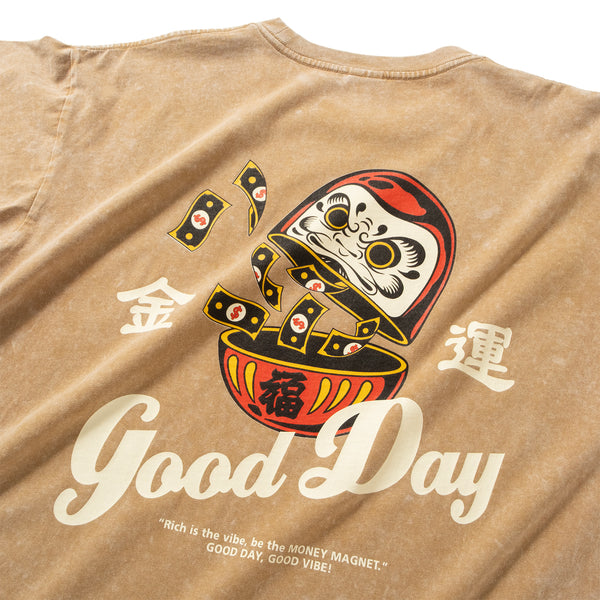 (ZT1673) Rich Daruma Graphic Tee