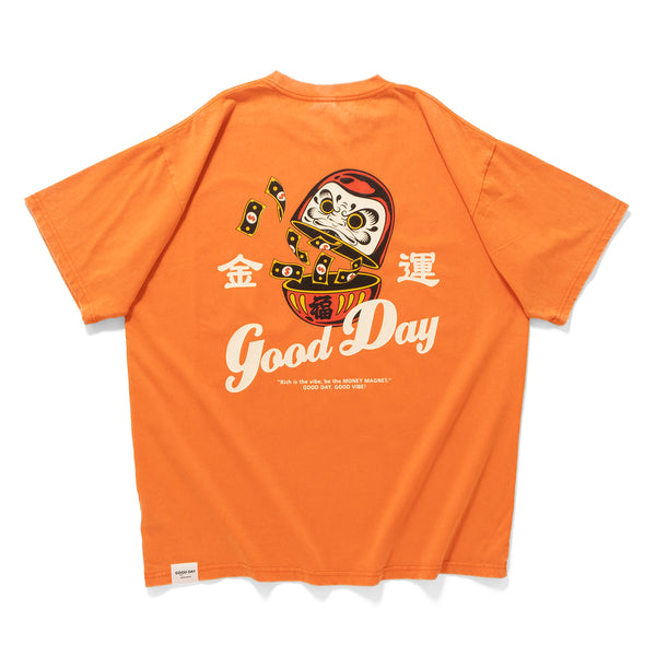 (ZT1673) Rich Daruma Graphic Tee