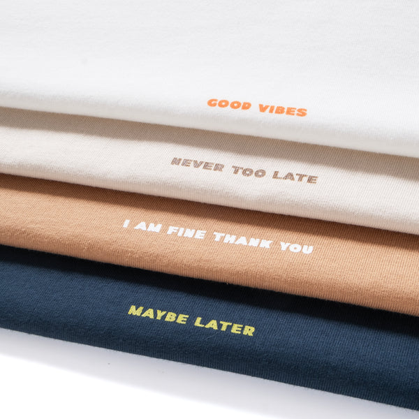 (ZT1676) GOOD DAY Heavyweight Message Tee