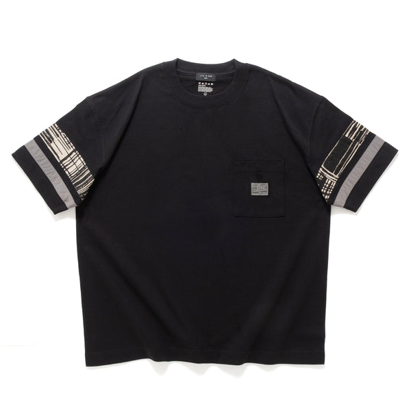 (ZT1683) Patch Sleeve Panel Pocket Tee