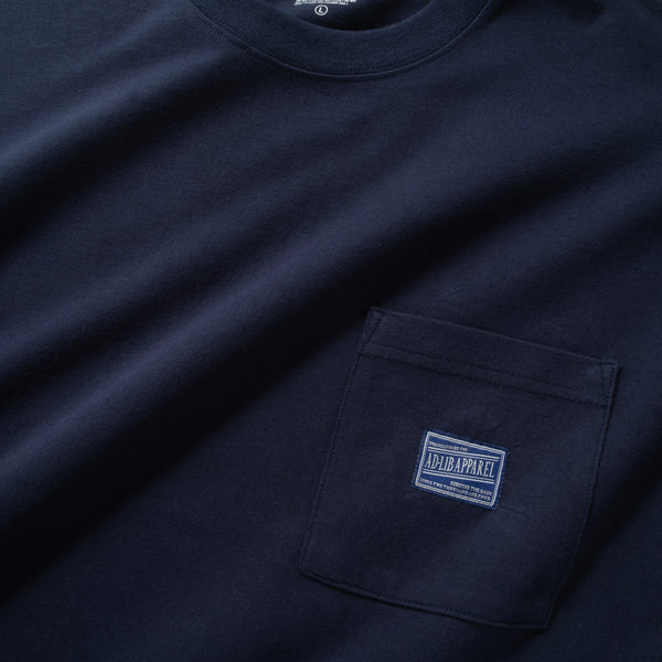 (ZT1683) Patch Sleeve Panel Pocket Tee