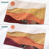 (ZT1693) Day Landscape Patchwork Pocket Tee