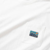 (ZT1693) Day Landscape Patchwork Pocket Tee