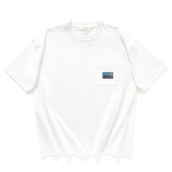 (ZT1693) Day Landscape Patchwork Pocket Tee