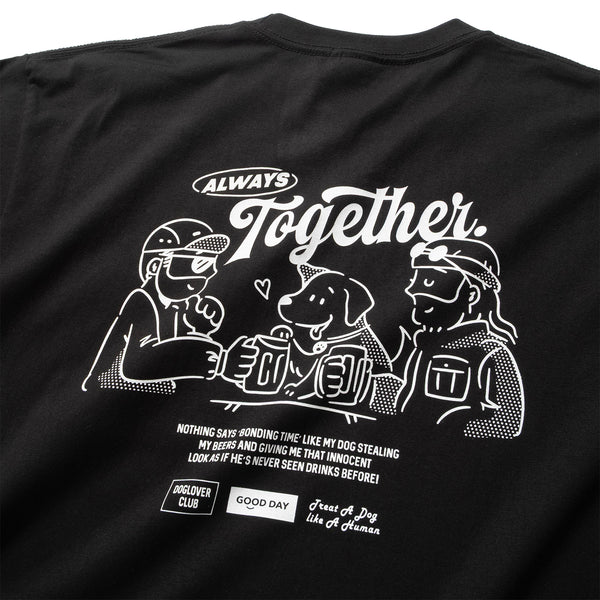 (ZT1710) Always Together Graphic Pocket Tee