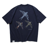 (ZT1143) Swallows Graphic Pocket Tee
