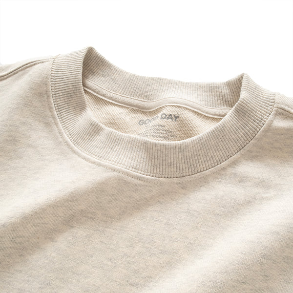 (ZW448) Daruma Graphic Embroidery Sweater