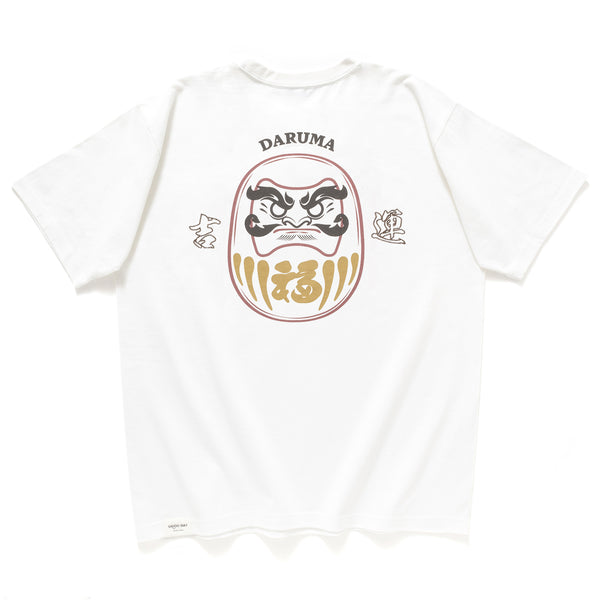 (ZT1428) Daruma Graphic Embroidery Tee