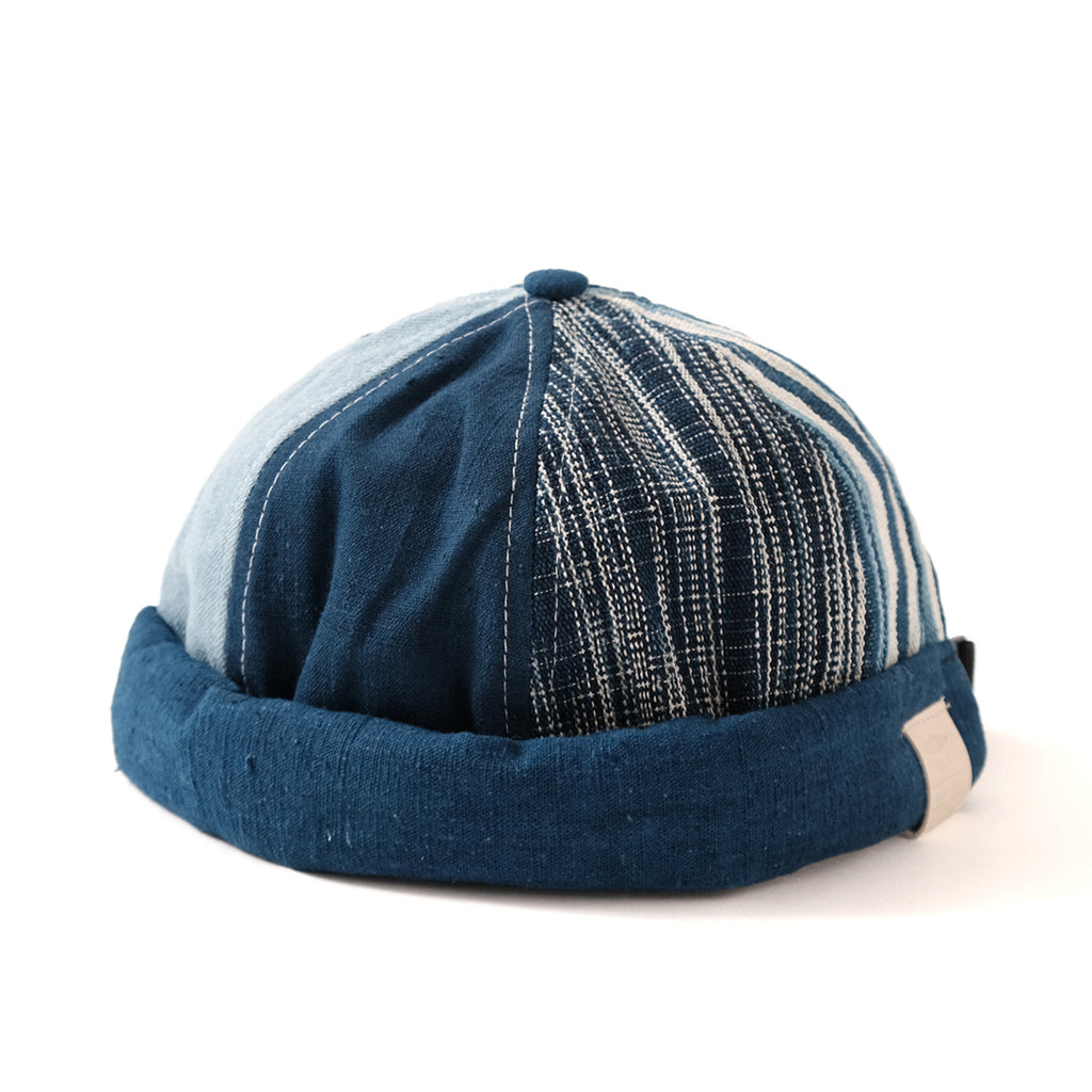 (AH238) Indigo Miki Hat