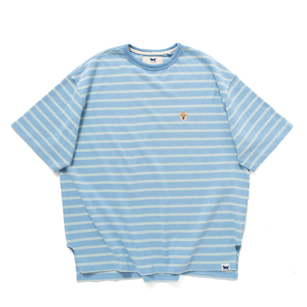 (YT639) Stripe Oversize Tee