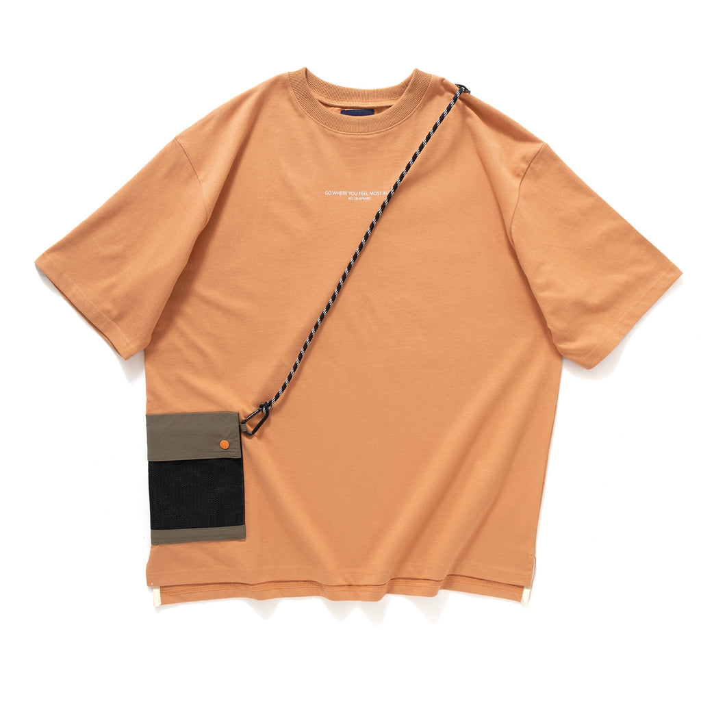 (TP970) Drawstrings Sacoche Tee