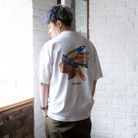 (ZT1300) PJai in Blue Graphic Tee