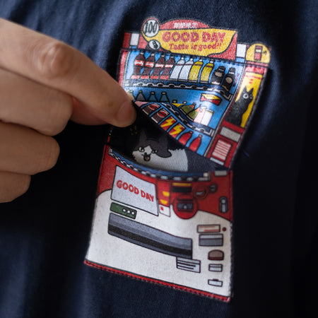 (ZT1409) Hairballs Club Graphic Cropped Tee