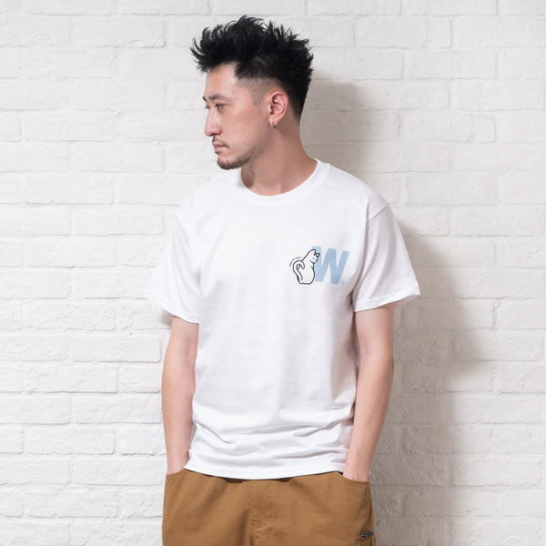(EMT068) Make Your Own White Cat Graphic Tee