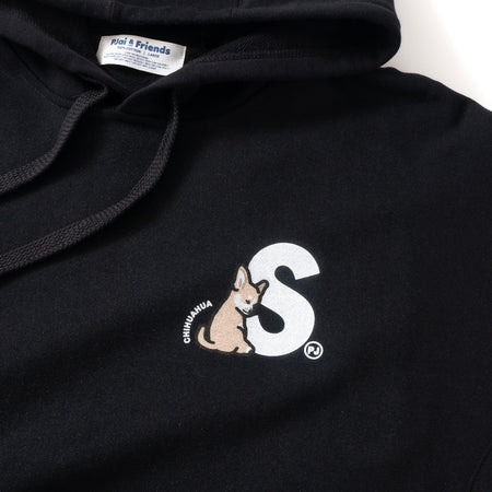(SW415) PJai Graphic Embroidery Hoodie