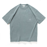 (ZT321) Fake Layer Heavyweight Pocket Tee