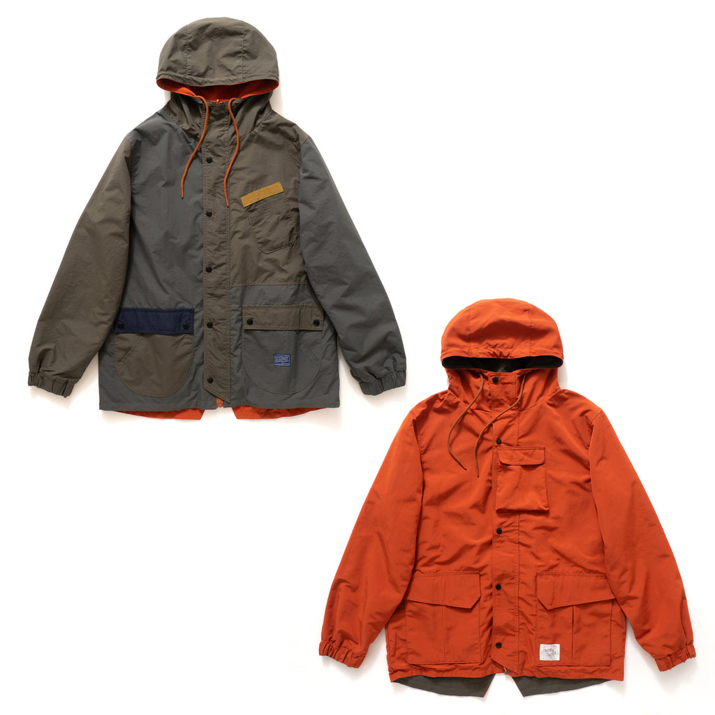 (JK257) Colorblock Two Face Jacket