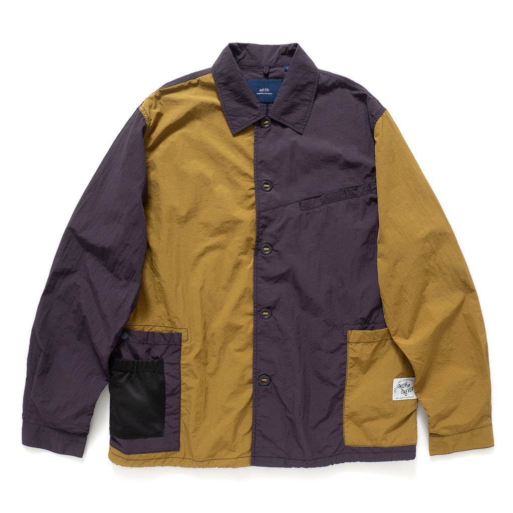 (JK275) Two Tone Coach Jacket