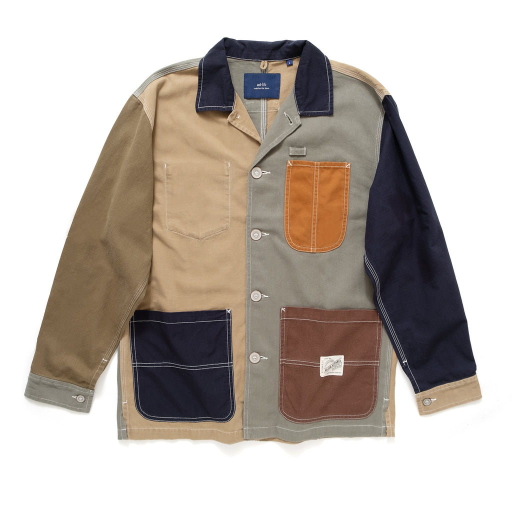 (JK289) Crazy Patch Work Jacket