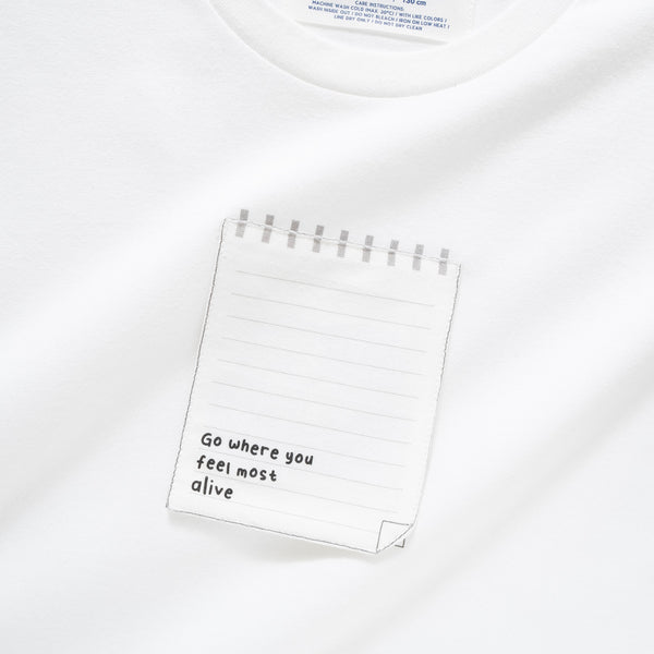 (ZT1108) Kids Go Where You Feel Most Alive Graphic Tee