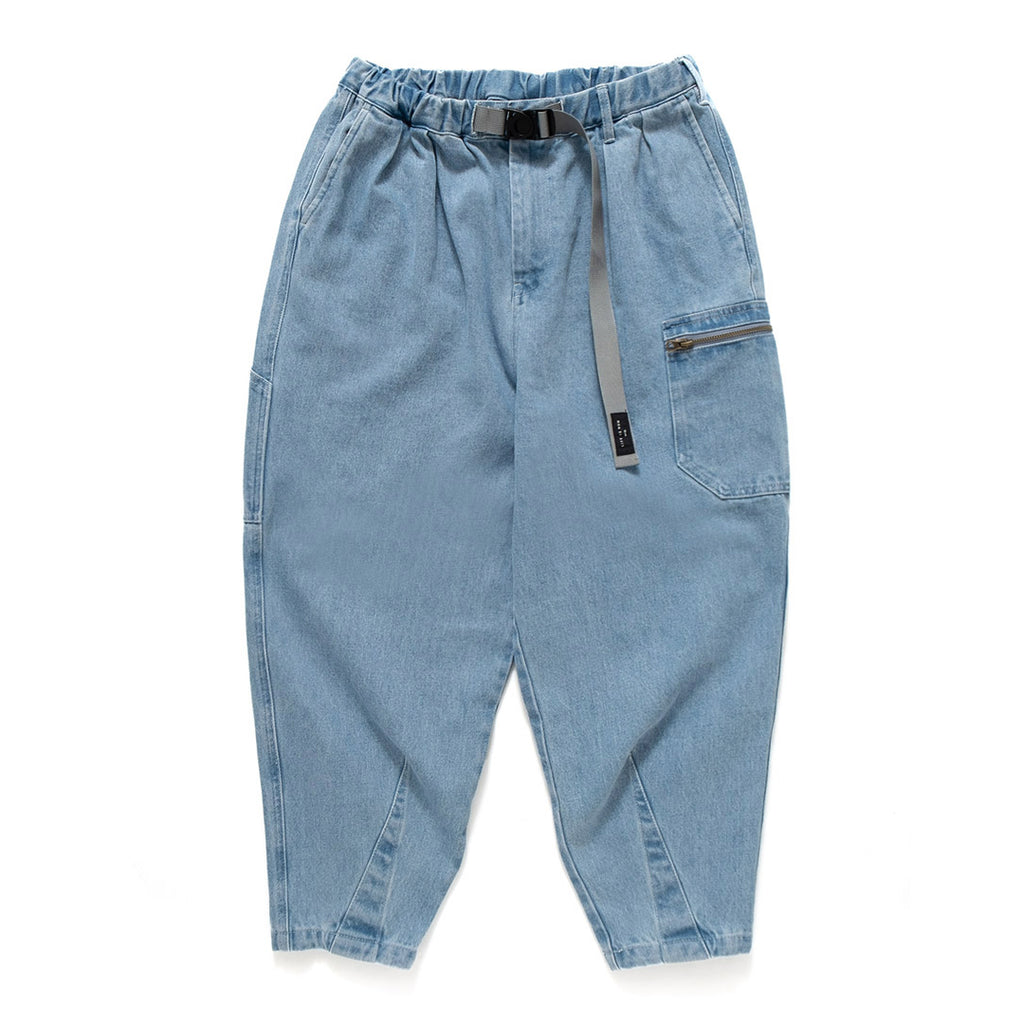 (PT319) Denim Tapered Pants