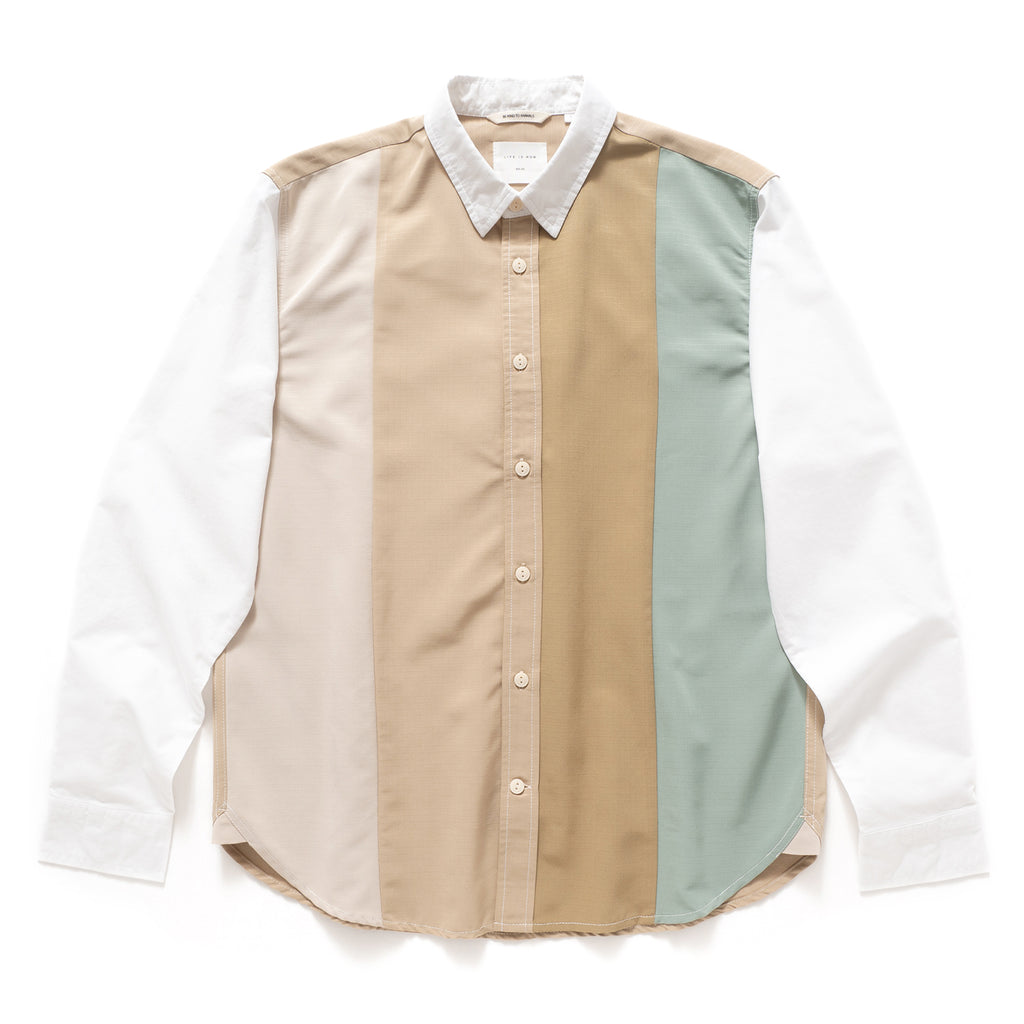 (ST087) Patchwork Shirt