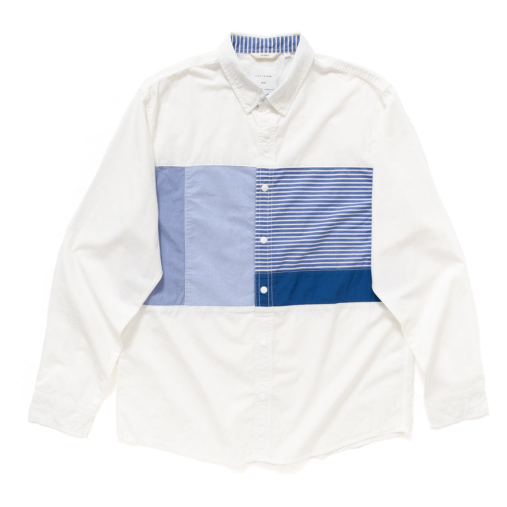 (ST199) Patchwork Shirt