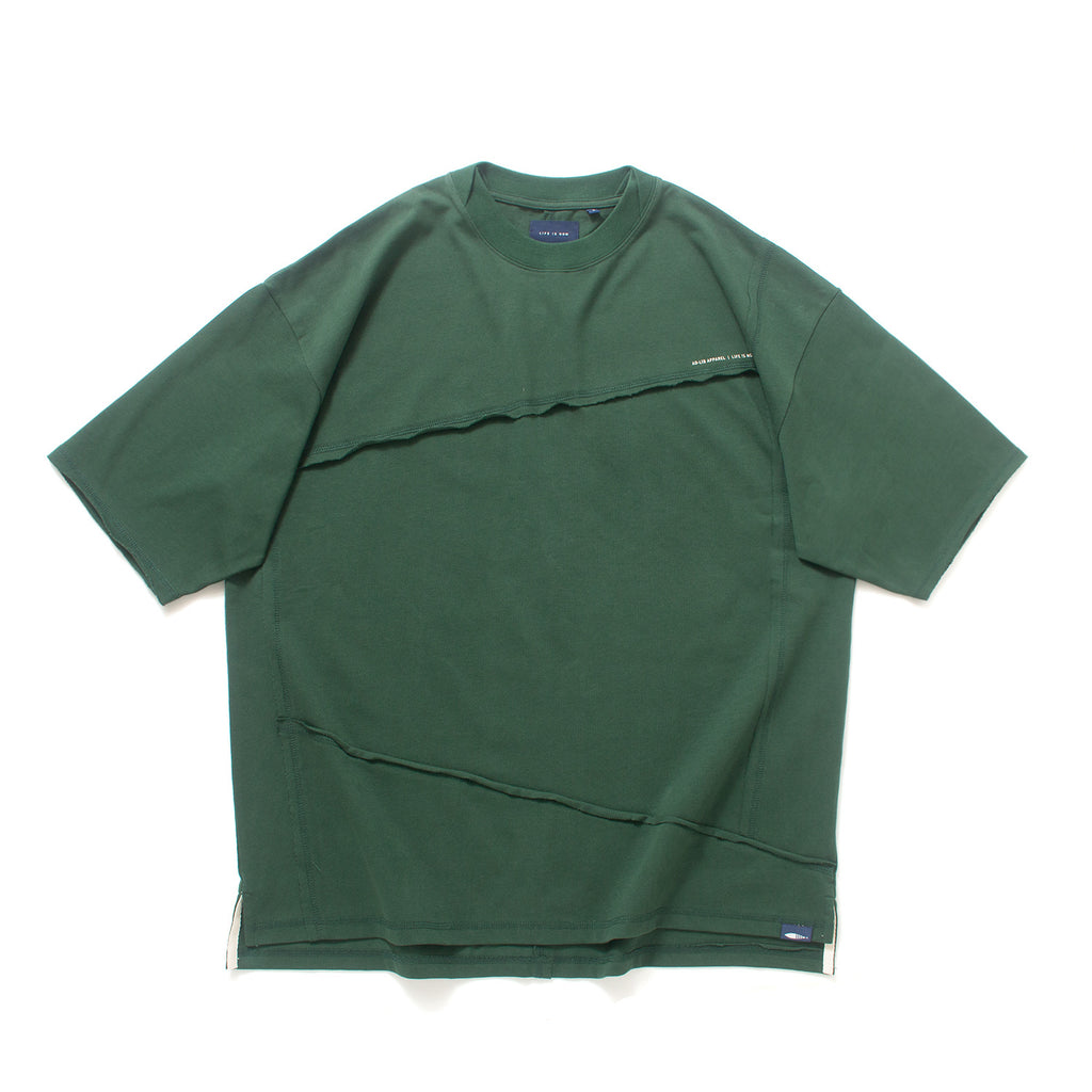 (TP531) Raw Stitch Oversize Tee