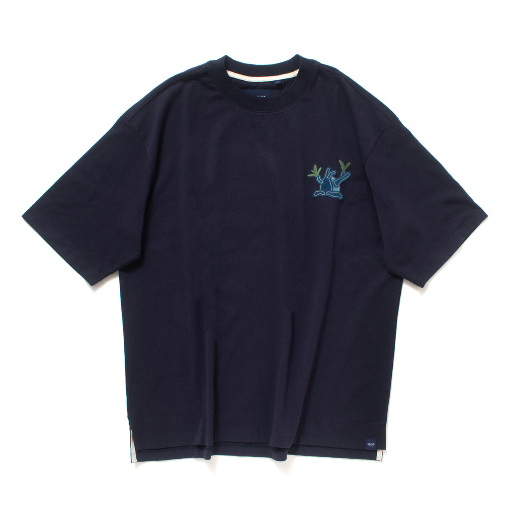 (TP578) Color Stitching Oversize Tee