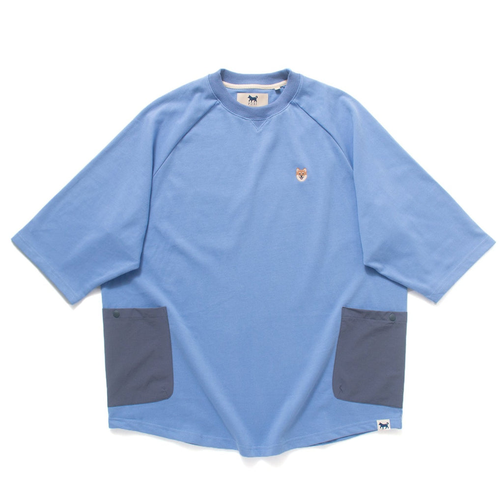 (YT640) Cropped Sleeve Raglan Tee