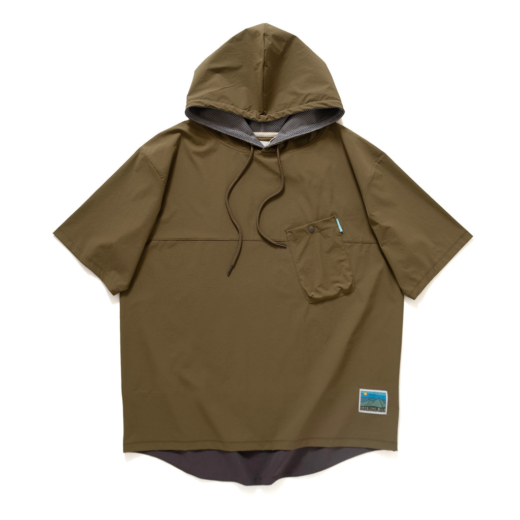 (TP907) Hooded Tech Tee