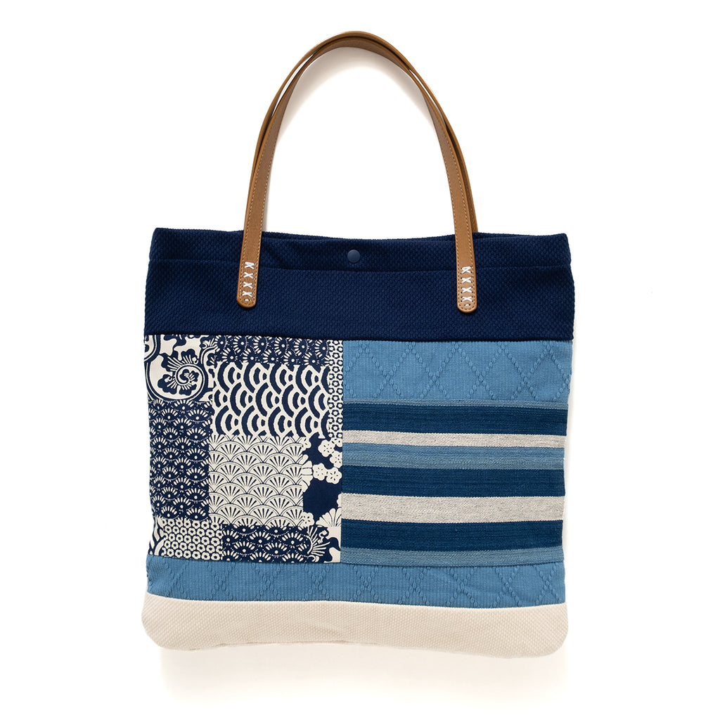 (YB422) Two Face Kendo Indigo Tote Bag