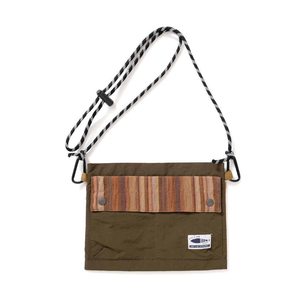 (YB435) Double Face Flap Pocket Sacoche